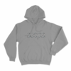 Aespa Chrome Logo Unisex Hoodie Grey