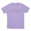 Aespa Chrome Logo Unisex T Shirt Purple